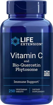 Productafbeelding van Life Extension voedingssupplementen, vitamine C en -quercetine fytosoom, 02227EU