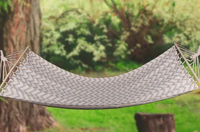 Produktbild von Hängematte HAWAII Design 3 Hängeliege Hängeliegen Hängemattenschaukel Stabhängematte Lazy Swing