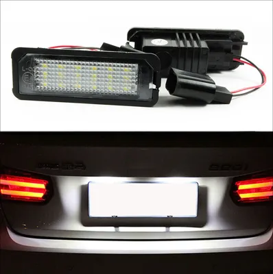 Obrázok produktu pre Pre VW Golf 4 5 6 7 Passat 3C B6 B7 CC IV VI LED PREMIUM osvetlenie evidenčného čísla