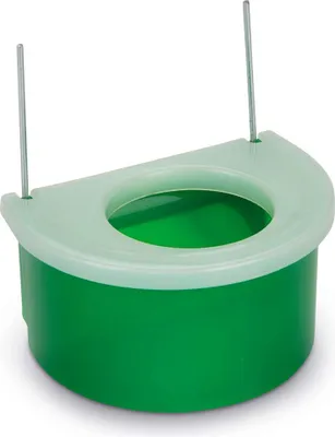 Produktbild von Beeztees Snackschale+Deckel - Vogelnapf - grün - 7,5 cm