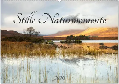 Produktbild von Stille Naturmomente (Wandkalender 2026 DIN A2 quer), CALVENDO Monatskalender