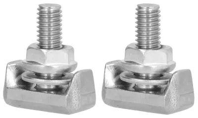Image de Lot de 2 boulons en T pour bornes de batterie de voiture, en acier inoxydable, référence 19116852, pièces de rechange pour Chevrolet