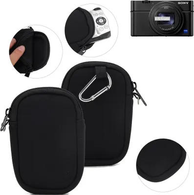 Produktbild von K-S-Trade® Kameratasche kompatibel mit Sony Cyber-shot DSC-RX100 VII Schutz-Hülle Kompaktkamera Tasche Travelbag sleeve case Neopren-Hülle
