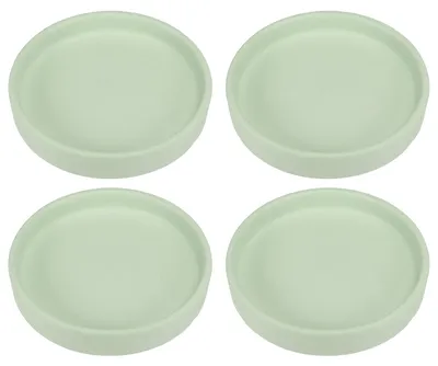 Immagine prodotto di Set di 4 vasi rotondi in Vetroceramica, color menta