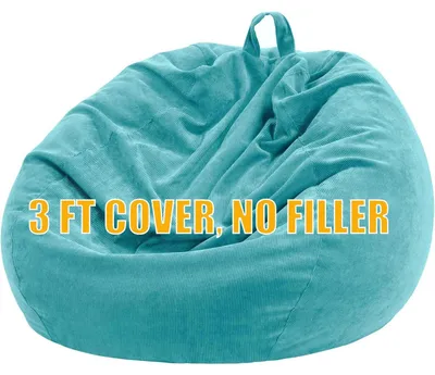 Image de Solidchoice - Housse de coussin en forme de haricot pour les jouets en peluche, idéale pour les enfants et les adultes