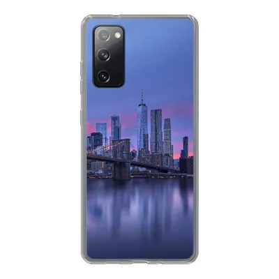 Produktbild von MuchoWow® Handyhülle Schutzhülle Hülle für Samsung Galaxy S20 FE New York - Wasser - Brücke Silikon Softcase Handy Hülle - Abdeckung