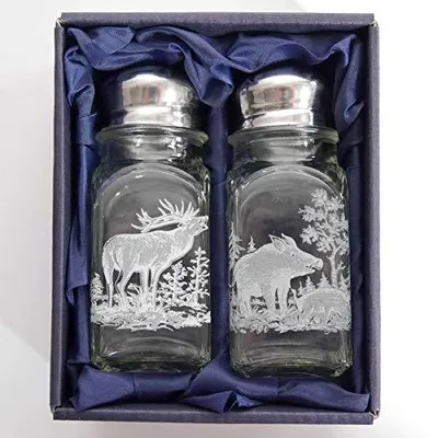 Salz- und Pfefferstreuer-Set, Hirsch & Wildschwein, 2er-Set