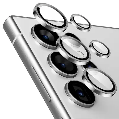 Obrázek produktu pro Lito S+ Camera Glass Protector (ochranné sklo kamery) pro Samsung Galaxy S25 Ultra – stříbrné (Silver)