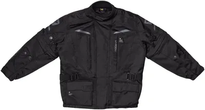 Produktbild von Modeka Tarex II wasserdichte Kinder-Motorrad-Textiljacke, schwarz, 164