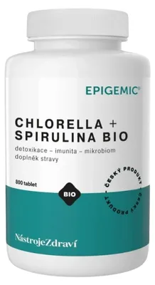 Obrázek produktu pro Chlorella + Spirulina- 800 tablet - Epigemic®