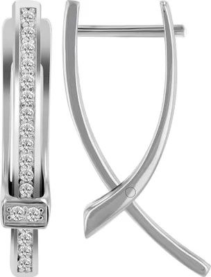 Produktbild von 925/- Echt Silber Klapp-Creolen "Aurela"