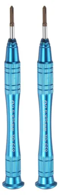Obrázek produktu pro 2 křížové šroubováky s přesným hrotem, 2,5 x 25 mm, magnetické, s protiskluzovou rukojetí