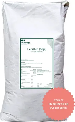 Produktbild von Lecithin - aus Soja Pulver (40-100 Mesh) – 25 kg