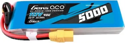 Produktbild von Gens ace G-Tech 5000mAh 11,1V 45C 3S1P Lipo-Akku mit XT90-Stecker