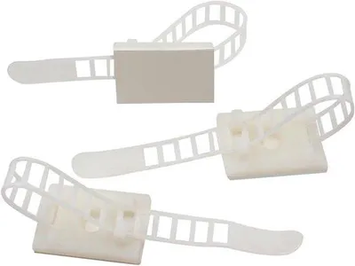 Produktbild von Famanu Kabelbinder Set 50 Stück - Selbstklebende Kabelclips für Büro und Zuhause, Weiß