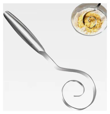 Produktbild von Teigmischer aus Edelstahl - Handmixer für Teig, Gebäck und Pizza