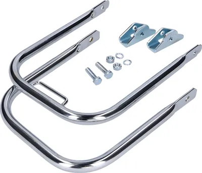 Image de Porte-bagages arrière chromé pour Simson S50, S51, S70