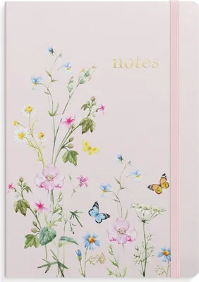 Produktbild von Burde Notizbuch Deluxe A5 Pink Meadow