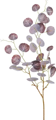 Produktbild von GASPER Eukalyptus-Zweig Lila 110 cm - Kunstpflanzen