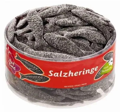 Image de Red Band harengs salés réglisse 100 pièces, 1200g