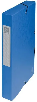 Zdjęcie produktu dla Pudełko zbiorcze A4 40 mm karton Manila niebieski Opakowanie 8 szt