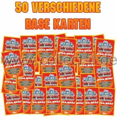 Image de RA1 - Spar 3 - 50 verschiedene Base Karten - Rebel Attax - Star Wars - Series 1