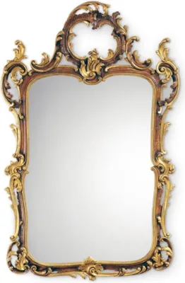 Produktbild von Casa Padrino Luxus Barock Spiegel Braun / Schwarz / Gold - Handgefertigter italienischer Barockstil Wandspiegel - Luxus Möbel im Barockstil - Luxus Qualität -  Italy - Barock Möbel