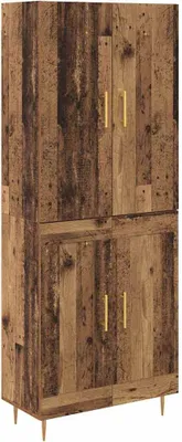 Image de Haut Armoire Bois Ancien 69,5 x 34 x 180 cm Bois d'ingénierie