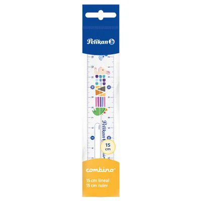 Zdjęcie produktu dla Pelikan Lineal   Combino bruchsicher 15cm