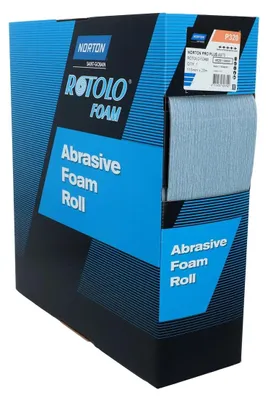 Image de Papier abrasif Norton Pro Plus A975 en rouleau 115 mm x 25 m, grain 320
