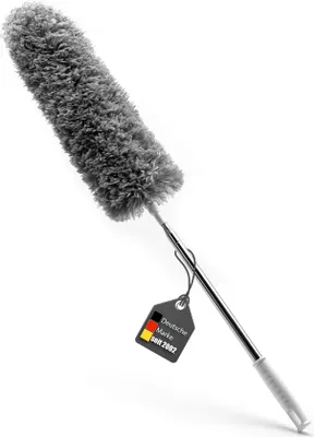 Produktbild von BigDean Staubwedel Teleskop ausziehbar - waschbar & effizient gegen Staub & Spinnweben