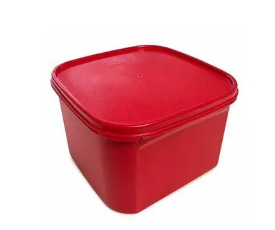 Produktbild von TUPPERWARE Eidgenosse 2,5 L rot Quadratisch Kompaktbehälter Vorrat Modular