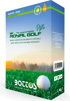 Image de Royal Golf Plus - 1 kg de semences de gazon professionnelles Bottos