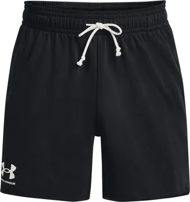 Productafbeelding van Under Armour Shorts Ua Rival Terry 6In Short - Zwart 1382427-001 - Maat XS