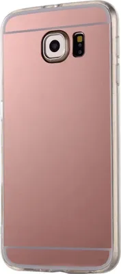 Produktbild von Samsung Galaxy S7 Edge Handy Hülle Spiegel Mirror Soft-Case Schutz-Cover Rose Gold