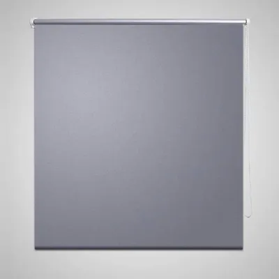 Produktbild von vidaXL Verdunkelungsrollo Verdunklungsrollo 120 x 175 cm grau