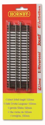 Productafbeelding van 4 rechte rails 168 mm Hornby
