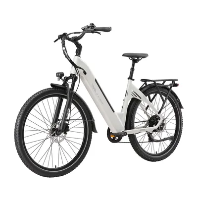 Produktbild von TTGO E-Bike Cityrad 28x2,4 Zoll, 110km, 70 Nm Hinterradmotor, C5, ZOOM Federsattelstütze 7 Gang Shimano, 648 Wh, Tiefeinstieg, Pedelec, Elektrofahrrad