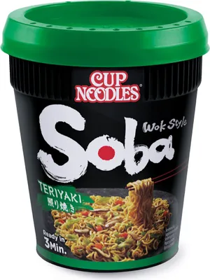 Immagine prodotto di Nissin Cup Noodles Soba Teriyaki Wok Style Piatto di pasta istantanea 90g