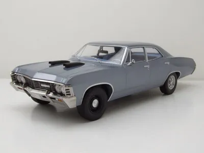 Produktbild von Greenlight Collectibles A-Team Diecast Modell 1/18 1967 Chevrolet Impala Sport Sedan GL19047
