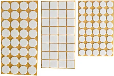 Obrázek produktu pro Plstěné Blistry, Černé, Průměr 20 Mm - 20 Ks - U-100-0353