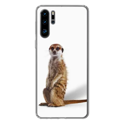 Produktbild von MuchoWow® Handyhülle Schutzhülle Hülle für Huawei P30 Pro Erdmännchen - Tiere - Fell Silikon Softcase Handy Hülle - Schutzdeckel