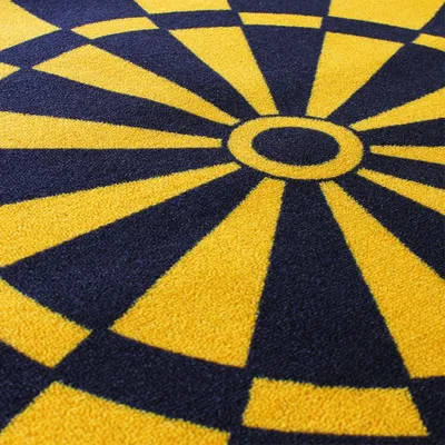 Produktbild von Dart Matte Dartteppich Turnier Matte Dartmatte 290x60cm Gelb Kingpower