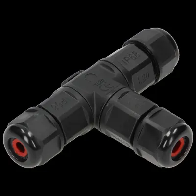 Obrázok produktu pre T-kusový káblový konektor IP68, 3x4mm, 450V/25A