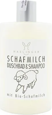 Produktbild von Haslinger 6042 - Schafmilch Duschbad & Shampoo, 200 ml