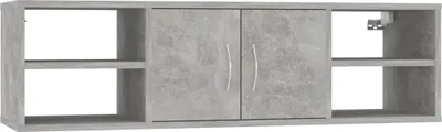 Produktbild von vidaXL Wandregal Betongrau 102x30x29 cm Holzwerkstoff