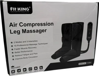 Produktbild von FIT KING Beinmassagegerät mit Wärme Massagegerät für Füße Wade Kraftvolle Kompressionsmassage