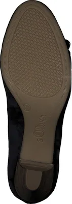Immagine prodotto di Décolleté da donna s.Oliver con fiocco, pendente a forma di cuore e tacco largo 5-22470-39, taglia: 37 EU, colore: blu