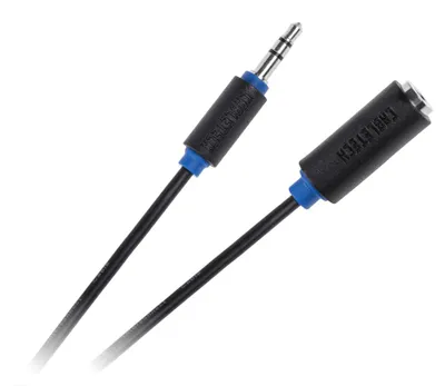 Zdjęcie produktu dla Kpo3951-5 Kabel Jack 3.5 Wtyk-Gniazdo 5M Cabletec