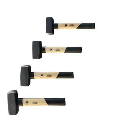 Produktbild von Fäustelhammer Hammer Schlosserhammer Stielschutz 800/1250/1500/2000g 4 tlg. Set